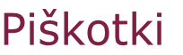 Piškotki